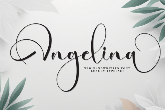Angelina Font: A Modern Calligraphy Typeface for Elegant Design