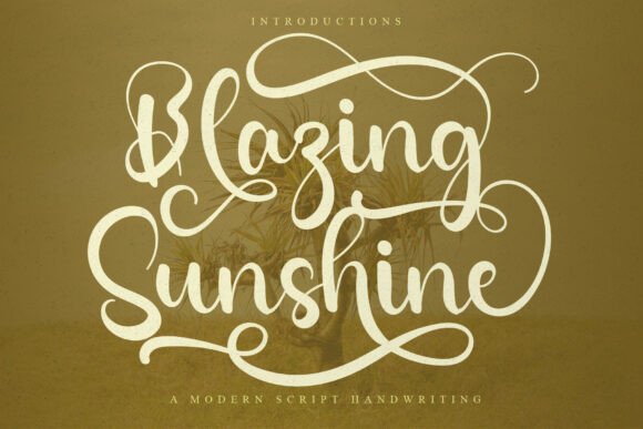 Blazing Sunshine: A Font with Authentic Warmth