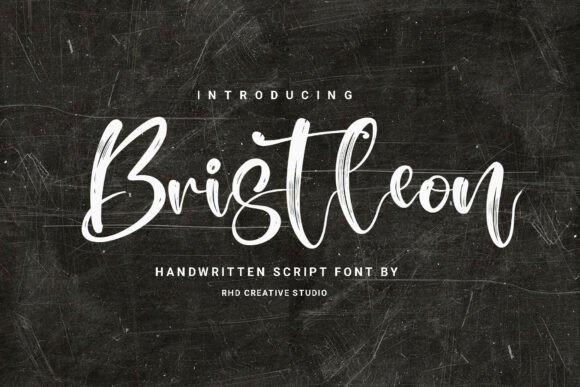 Bristleon: The Raw, Artisanal Script for Bold Brands
