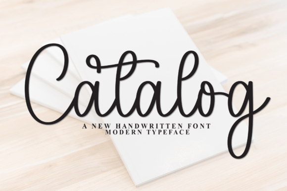 Catalog: The Modern Handwritten Font for Elegant Design