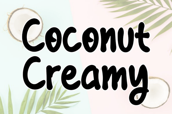 Coconut Creamy: The Fluid Script for Modern Luxury