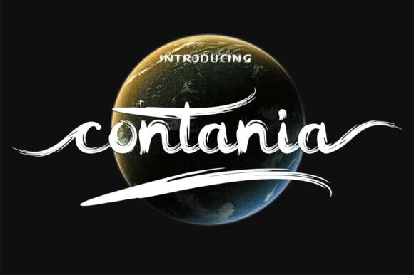 Contania Script: Crafting Elegance with a Modern Font