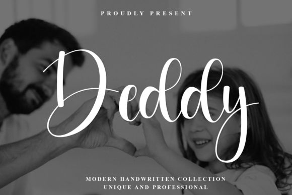 Deddy: A Modern Handwritten Script for Signature Style