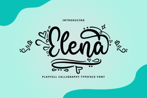 Discover the Ravishing Elegance of the Elena Font