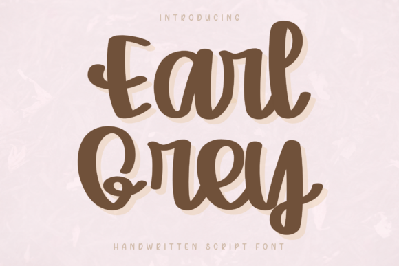 Earl Grey: A Cozy Handwritten Font for Creative Projects