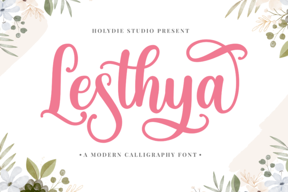 Lesthya: A Script Font That Balances Elegance with Modern Utility