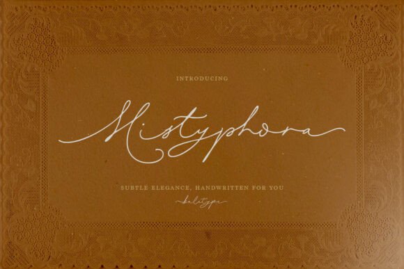 Mistyphora: Refined Grace in a Script Font