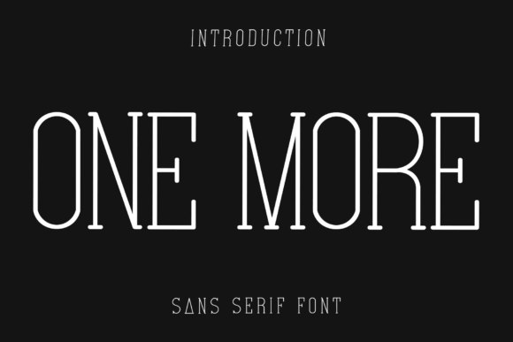 One More: Crafting Elegance with a Modern Script