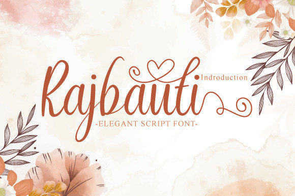 Rajbauti: A Script Font for Elegant, Authentic Branding