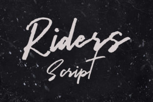 Riders: The Edgy Script Font That Injects Raw Energy