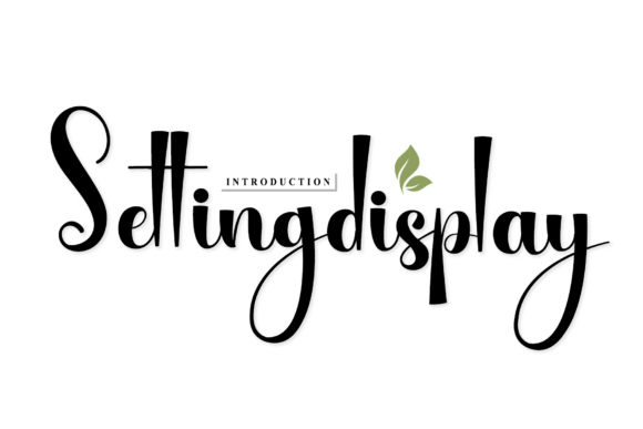 Setting Display: Where Timeless Elegance Meets Organic Beauty