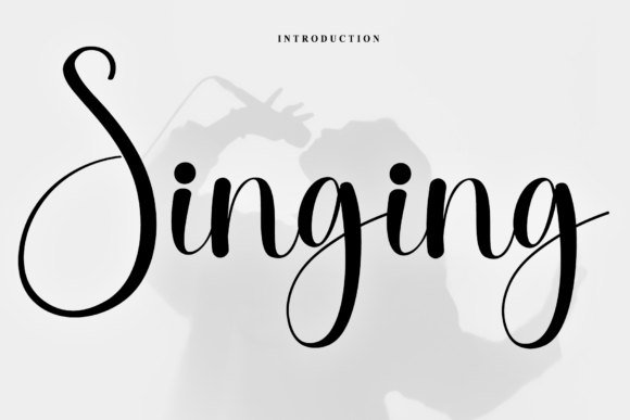 Singing Font: Artisanal Elegance for Modern Design