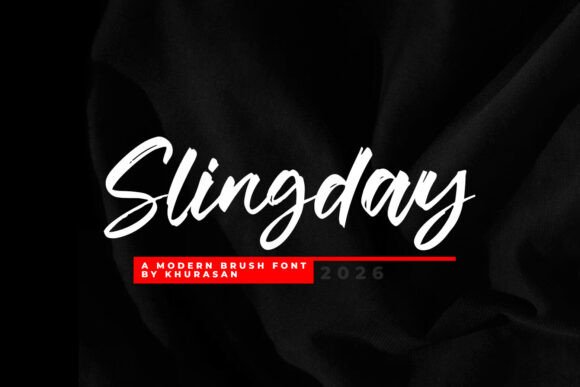 Slingday: The Script Font with Authentic Brush Energy
